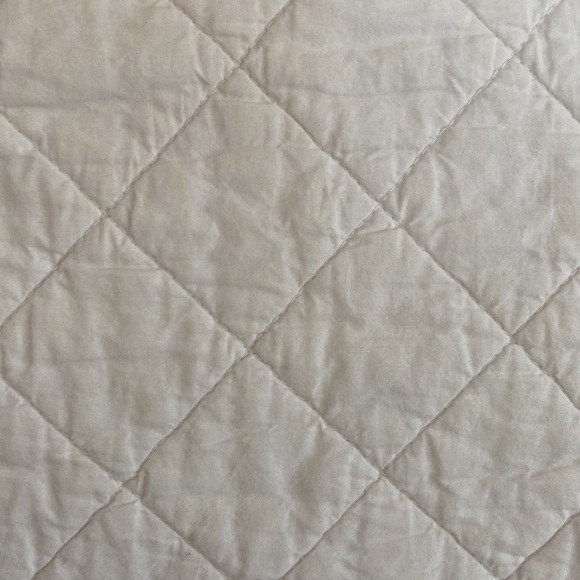 Coyuchi organic white quilted crib mattress pad organic cotton GOTS certified - Picture 10 of 12